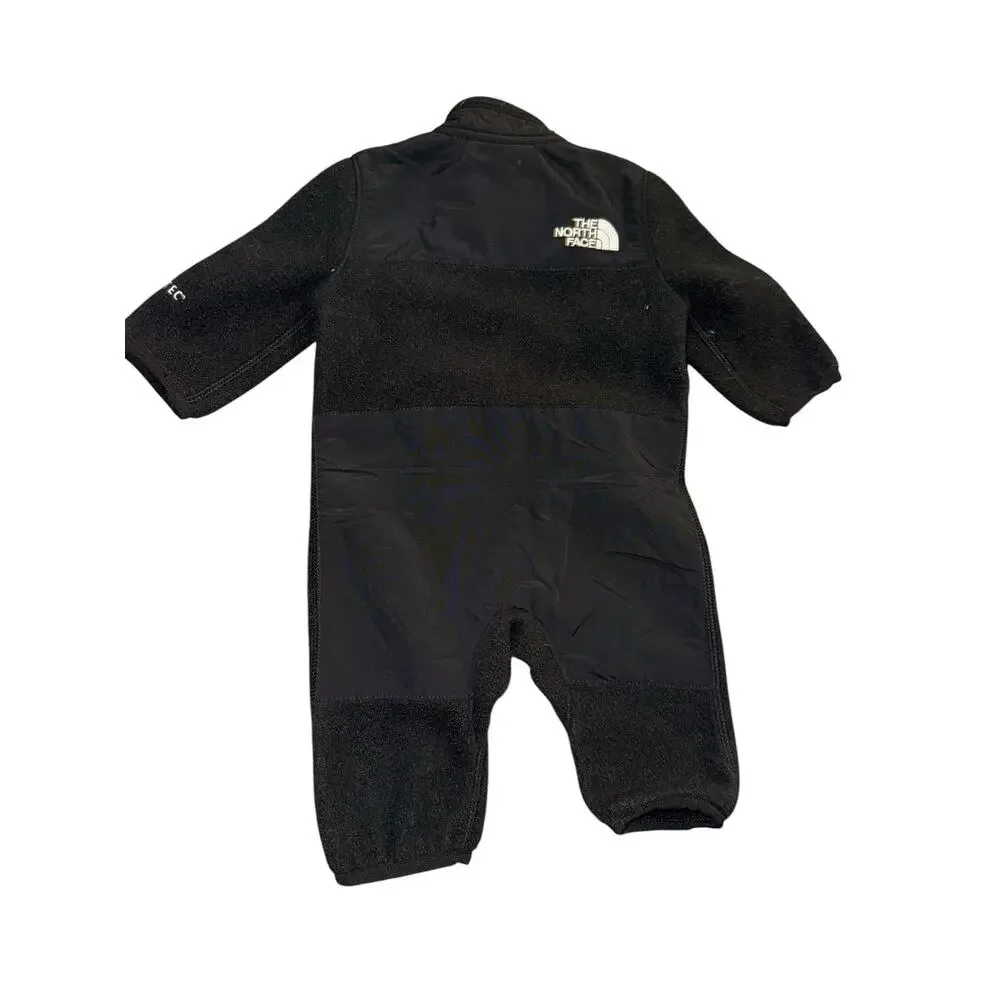 The North Face Infant Black Fleece Bunting Suit Full Zip One Piece 0-3 months